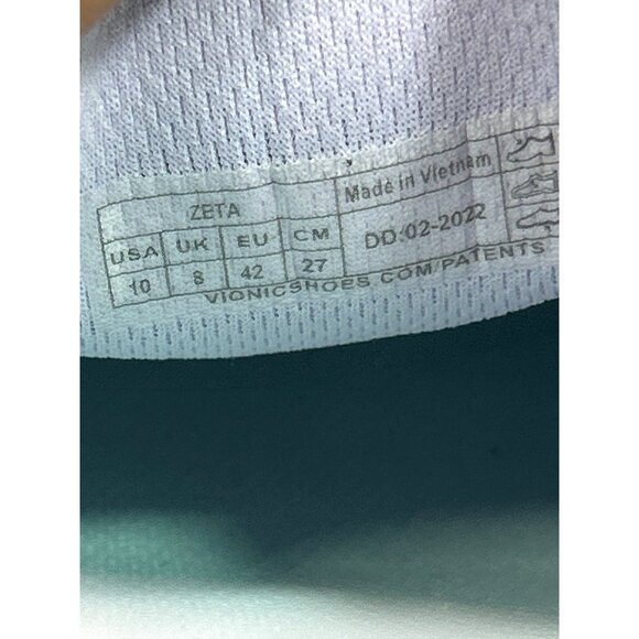 Vionic Zeta Womens Slip-On Sneakers Size 10 Lavender Mesh & Mint Green - Picture 6 of 7